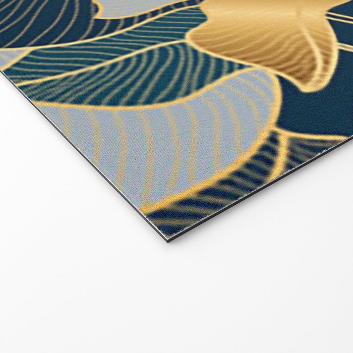Art deco leaves Welcome Mat Gallery Image 2