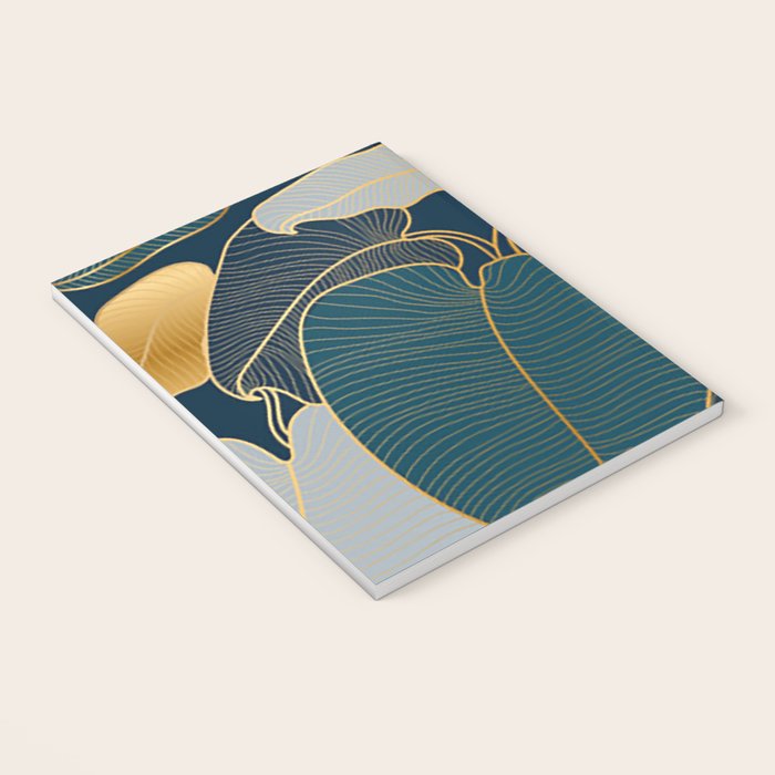 Art deco leaves Notebook Gallery Image 3