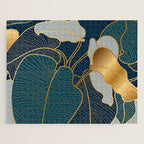 Art deco leaves Jigsaw Puzzle Gallery Image 1