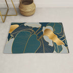 Art deco leaves Rug Gallery Image 1