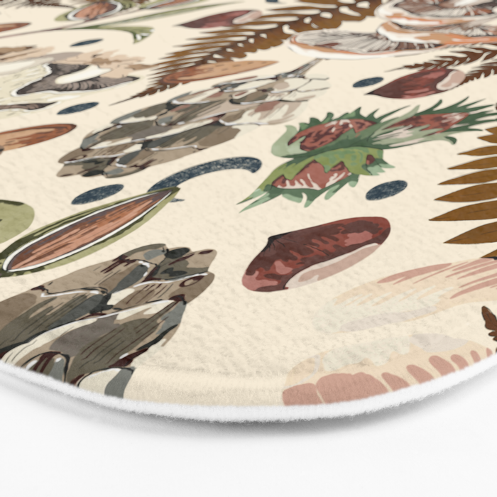 Mushrooms in moon forest A Bath Mat Gallery Image 3