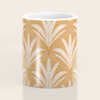 Boho Rustic Palm Radiance Caramel Brown Coffee Mug Gallery Image 4