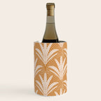 Boho Rustic Palm Radiance Caramel Brown Wine Chiller Gallery Image 2