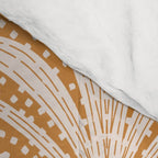 Boho Rustic Palm Radiance Caramel Brown Comforter Gallery Image 4