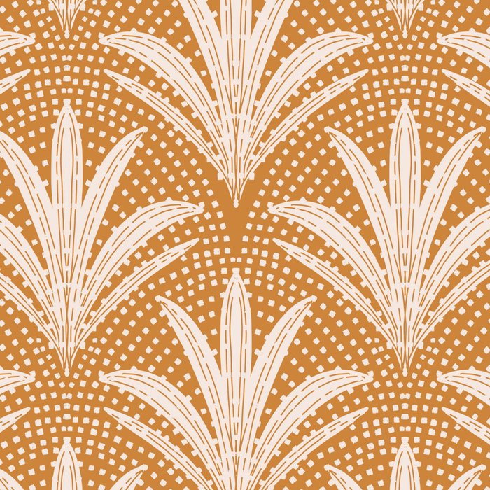 Boho Rustic Palm Radiance Caramel Brown Coffee Mug Gallery Image 2