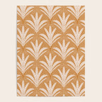 Boho Rustic Palm Radiance Caramel Brown Poster Gallery Image 4