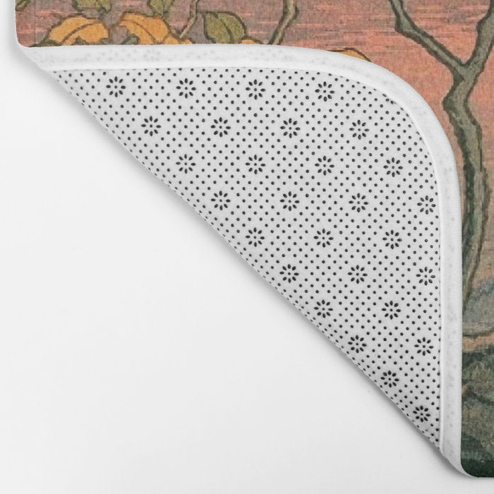 Nenokuchi Lake by Kawase Hasui Bath Mat Gallery Image 2