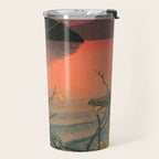 Nenokuchi Lake by Kawase Hasui Travel Mug Gallery Image 2