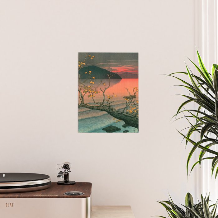 Nenokuchi Lake by Kawase Hasui Poster Gallery Image 2