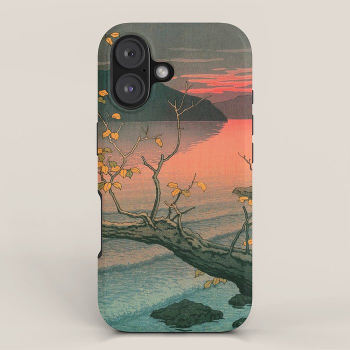 Nenokuchi Lake by Kawase Hasui iPhone Case Gallery Image 1