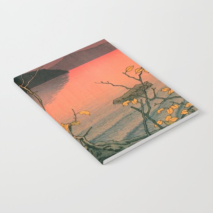 Nenokuchi Lake by Kawase Hasui Notebook Gallery Image 2