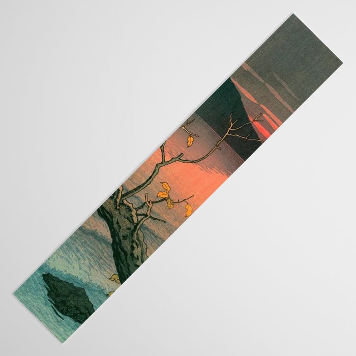 Nenokuchi Lake by Kawase Hasui Table Runner Gallery Image 3