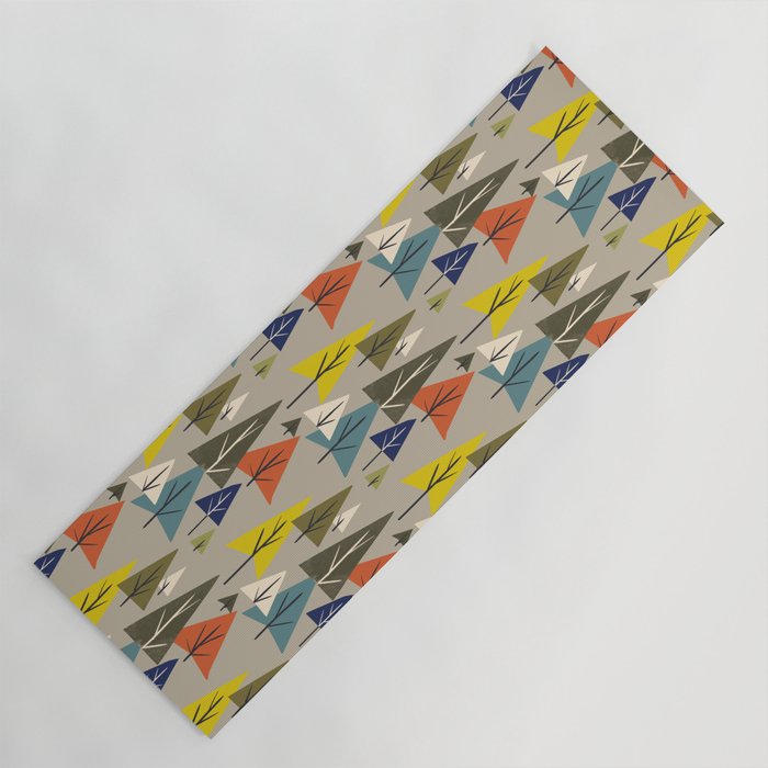 Multicolor Pines Yoga Mat Gallery Image 1