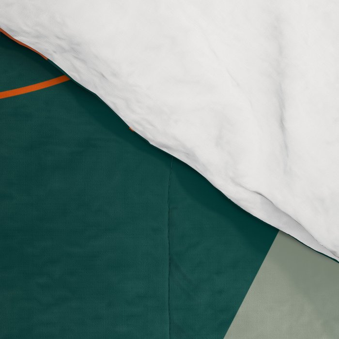 mid century shapes garden party 4 Comforter Gallery Image 4