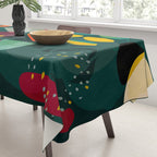 mid century shapes garden party 4 Tablecloth Gallery Image 3