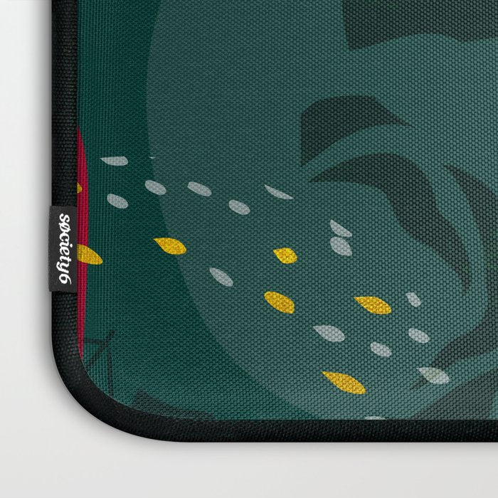 mid century shapes garden party 4 Laptop Sleeve Gallery Image 3