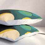 mid century shapes garden party 4 Pillow Sham Gallery Image 3