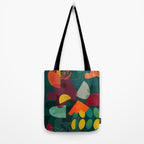 mid century shapes garden party 4 Tote Bag Gallery Image 2