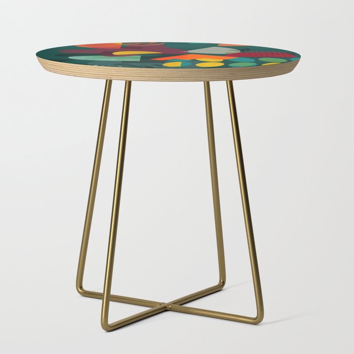 mid century shapes garden party 4 Side Table Gallery Image 1