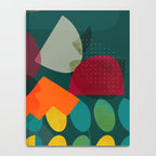 mid century shapes garden party 4 Notebook Gallery Image 4