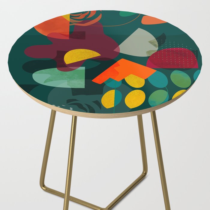 mid century shapes garden party 4 Side Table Gallery Image 2