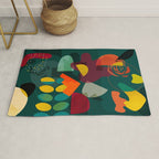 mid century shapes garden party 4 Rug Gallery Image 1