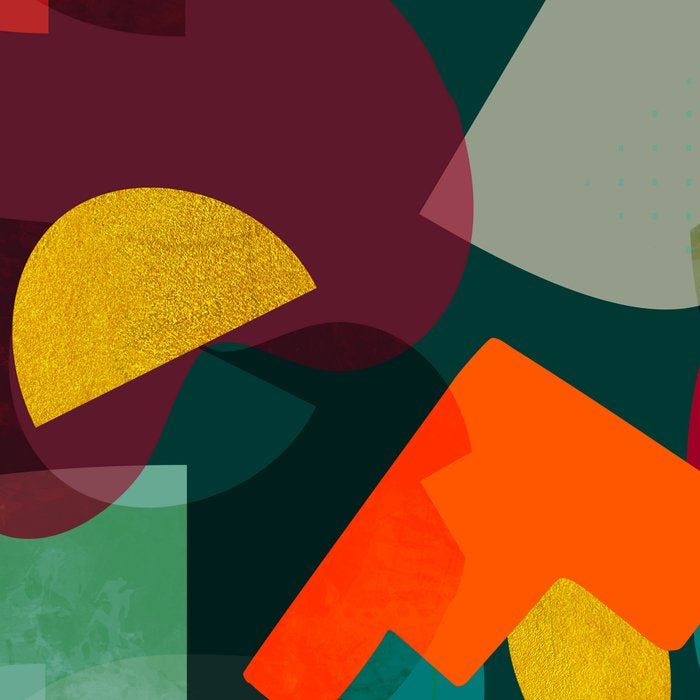 mid century shapes garden party 4 Coffee Mug Gallery Image 2