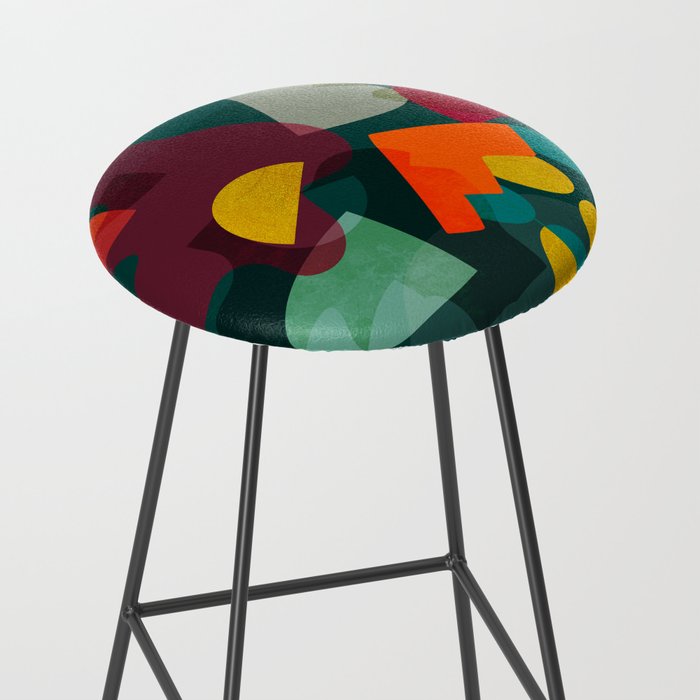 mid century shapes garden party 4 Stool Gallery Image 2