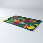 mid century shapes garden party 4 Rug Gallery Image 3
