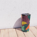 mid century shapes garden party 4 Travel Mug Gallery Image 4