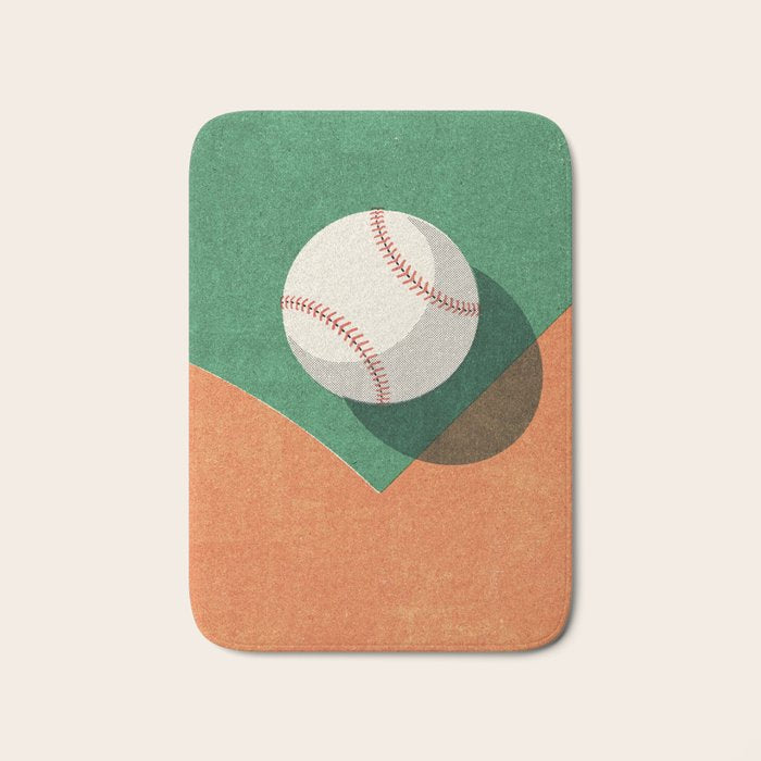 BALLS / Baseball Bath Mat Gallery Image 1