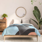 Girl with parrot Comforter Gallery Image 3