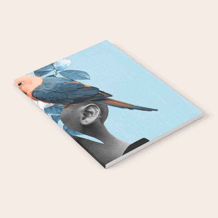 Girl with parrot Notebook Gallery Image 2