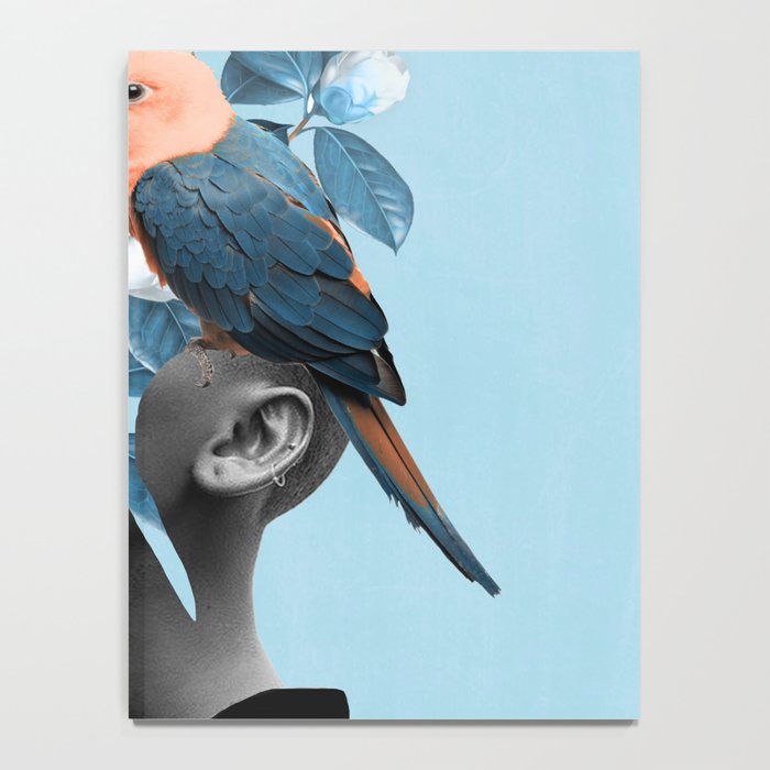 Girl with parrot Notebook Gallery Image 4
