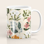 Wild Flowers ~ vol2.  vintage inspired botanical Coffee Mug Gallery Image 1