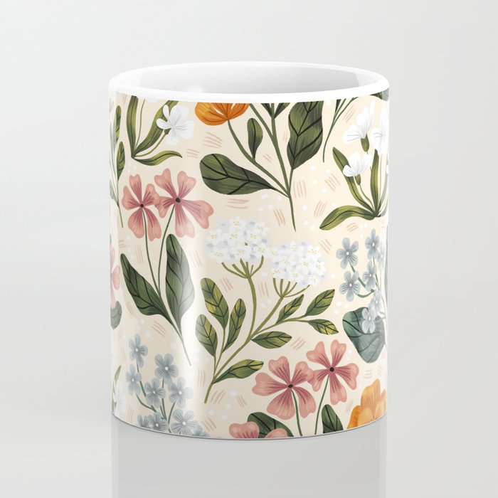 Wild Flowers ~ vol2.  vintage inspired botanical Coffee Mug Gallery Image 4