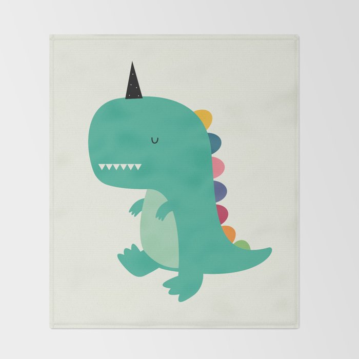 Dinocorn Throw Blanket Gallery Image 2