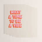 What A Time To Be A Vibe: The Peach Edition Wrapping Paper Gallery Image 3