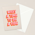 What A Time To Be A Vibe: The Peach Edition Stationery Card Gallery Image 2