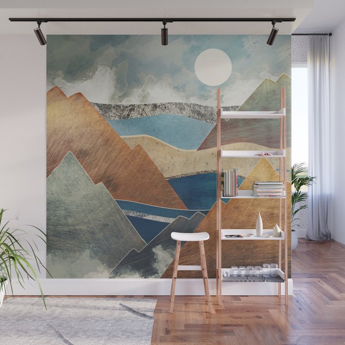Mountain Pass Wall Mural Gallery Image 1