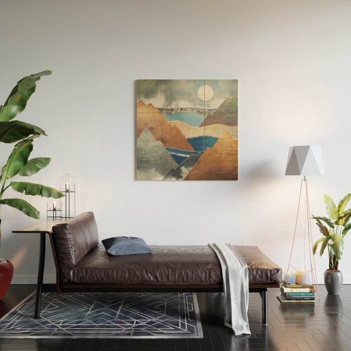 Mountain Pass Wood Wall Art Gallery Image 2