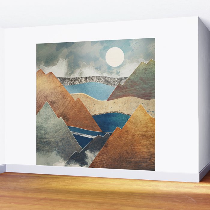 Mountain Pass Wall Mural Gallery Image 2