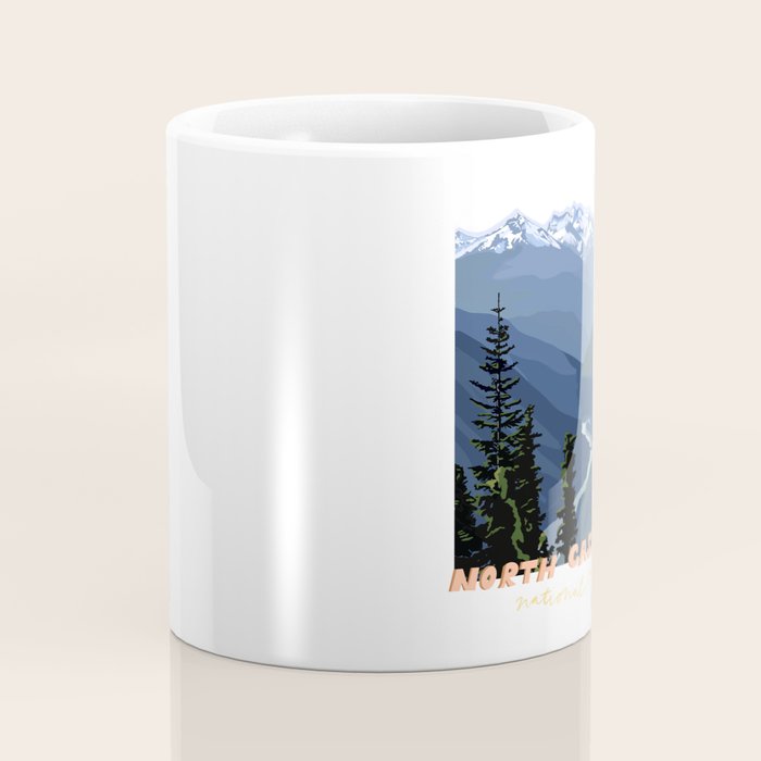 North Cascades National Park, Vintage Coffee Mug Gallery Image 4