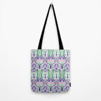 Art Nouveau Pattern 1 - Purple, Pink, Green Tote Bag Gallery Image 2