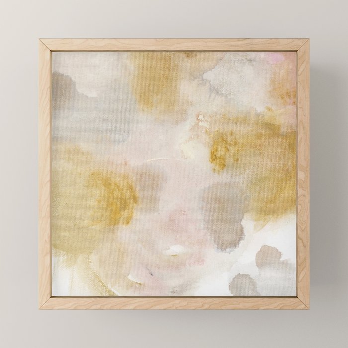 Bloom No. 8 Abstract watercolor floral Mini Art Print Gallery Image 1