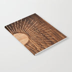 Boho sun Island style wood inlay art  Notebook Gallery Image 2
