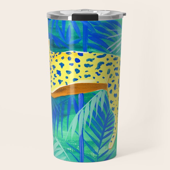 Leopard on Tree Travel Mug Gallery Image 1