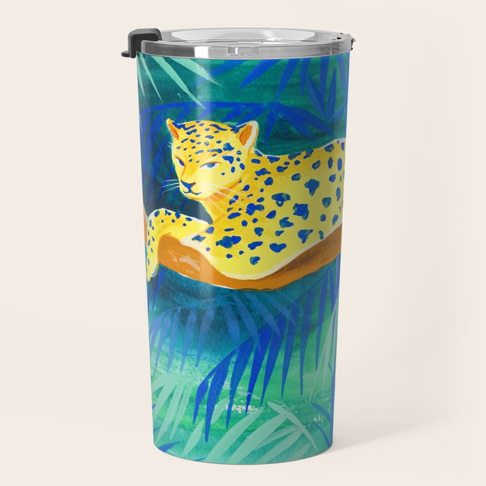 Leopard on Tree Travel Mug Gallery Image 3