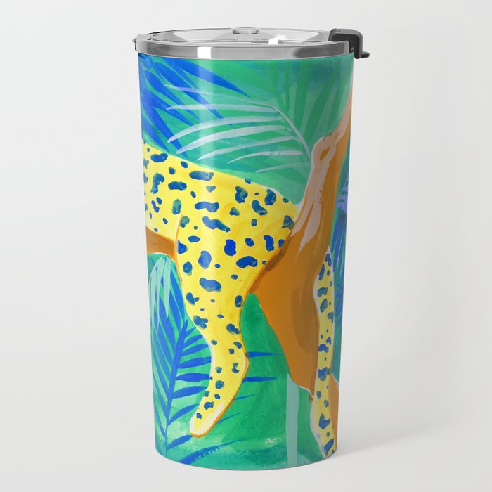Leopard on Tree Travel Mug Gallery Image 2