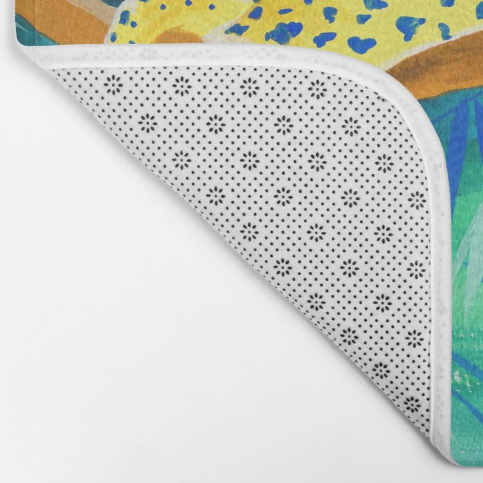Leopard on Tree Bath Mat Gallery Image 2